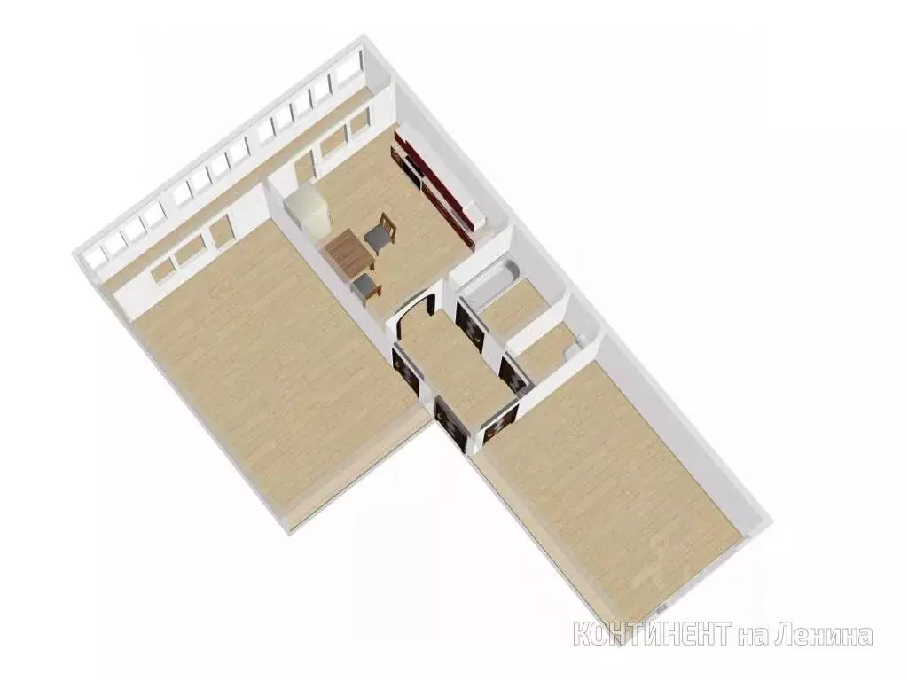 2-к кв. Ярославская область, Рыбинский муниципальный округ, пос. ... - Фото 0