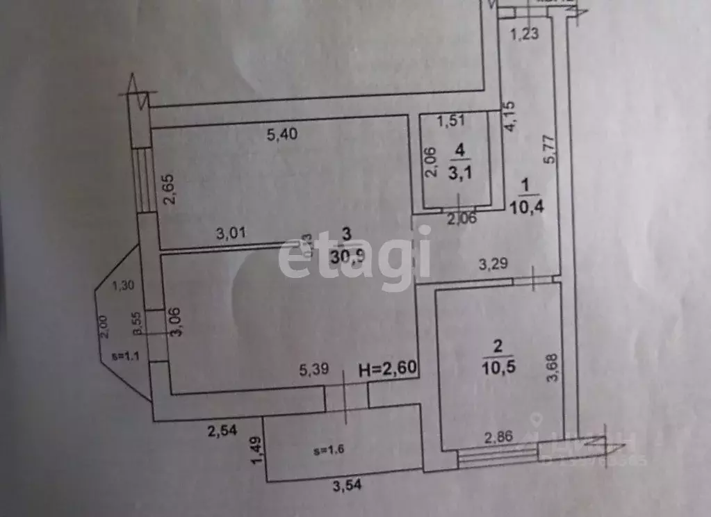 2-к кв. Краснодарский край, Анапа ул. Лермонтова, 116В (57.6 м) - Фото 2