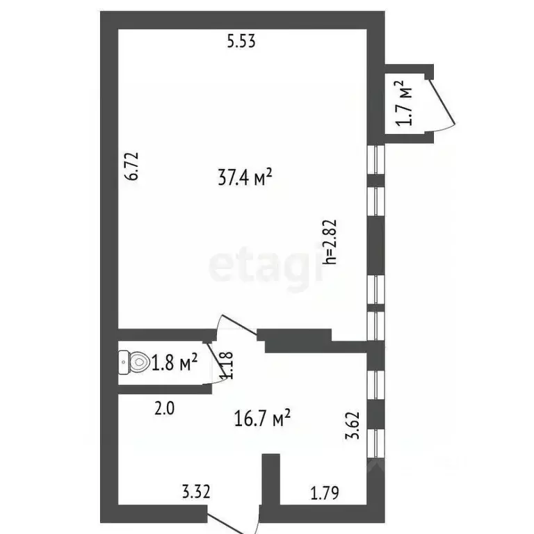 Торговая площадь в Ростовская область, Батайск Смоленская ул., 98 (58 ... - Фото 2