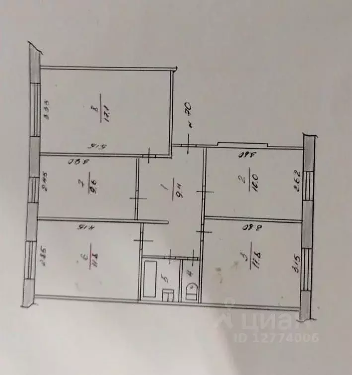 4-к кв. Татарстан, Набережные Челны бул. Имени Хусаина Ямашева, 13 ... - Фото 1