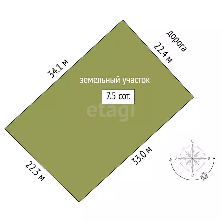 Участок в Тюменская область, Нижнетавдинский муниципальный округ, СНТ ... - Фото 1