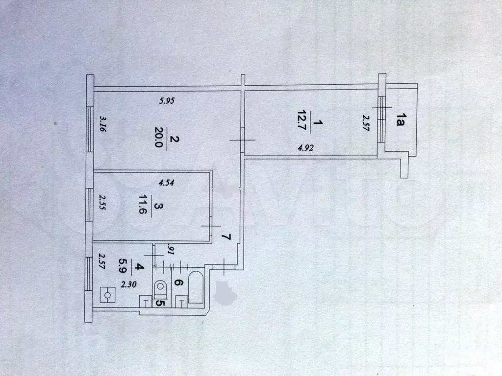 3-к. квартира, 59 м, 2/9 эт. - Фото 0