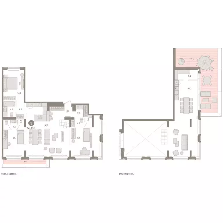 3-комнатная квартира: Тюмень, жилой комплекс На Минской (221.92 м) - Фото 1