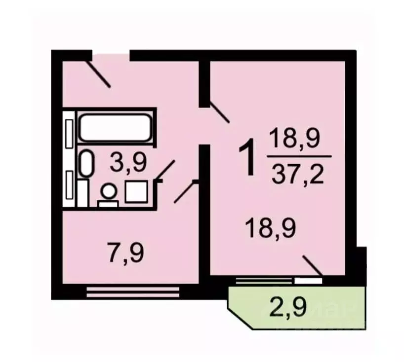 1-к кв. Московская область, Химки ул. Бабакина, 3 (37.8 м) - Фото 0