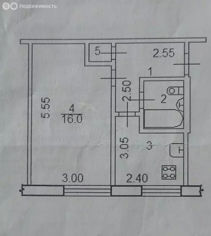 1-комнатная квартира: Сырково, Лесная улица, 3 (29.6 м) - Фото 1