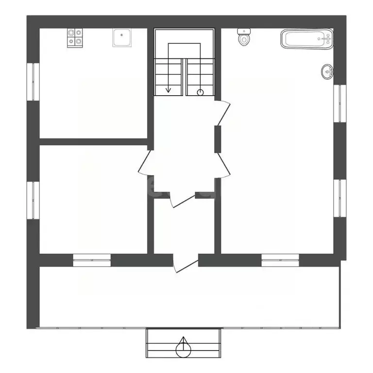 Дом в Тульская область, Донской Задонье мкр, ул. Кожинка, 2 (100 м) - Фото 2