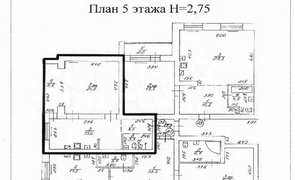 3-к. квартира, 82,3 м, 5/6 эт. - Фото 0