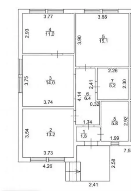Таунхаус в Омская область, Омск ул. Карбышево-2, 10к1 (76 м) - Фото 0