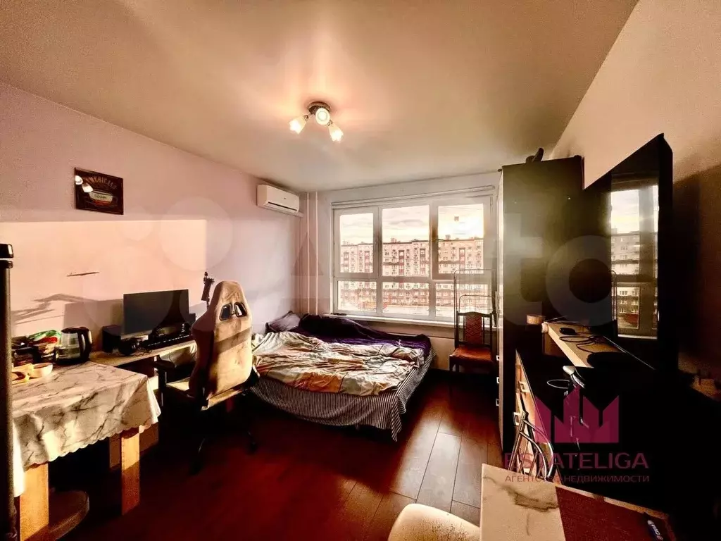 Квартира-студия, 17,4 м, 6/9 эт. - Фото 1