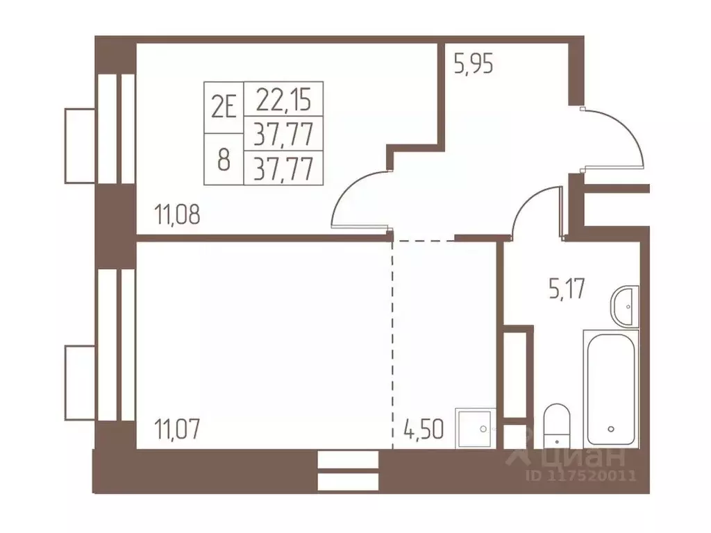 2-к кв. Московская область, Ивантеевка Пушкинский городской округ, ... - Фото 1