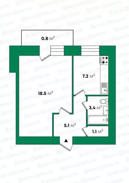 1-к кв. Кировская область, Киров Красный Химик мкр, ул. Красный Химик, ... - Фото 2