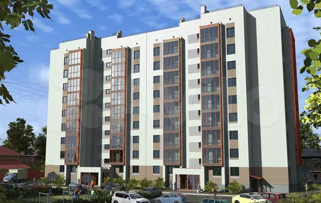 1-к. квартира, 39,4 м, 9/9 эт. - Фото 1