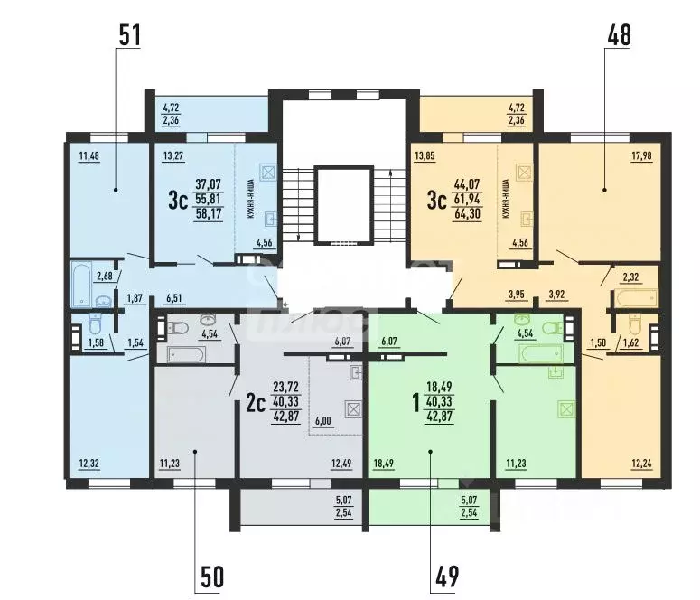 3-к кв. Челябинская область, Челябинский городской округ, пос. ... - Фото 2