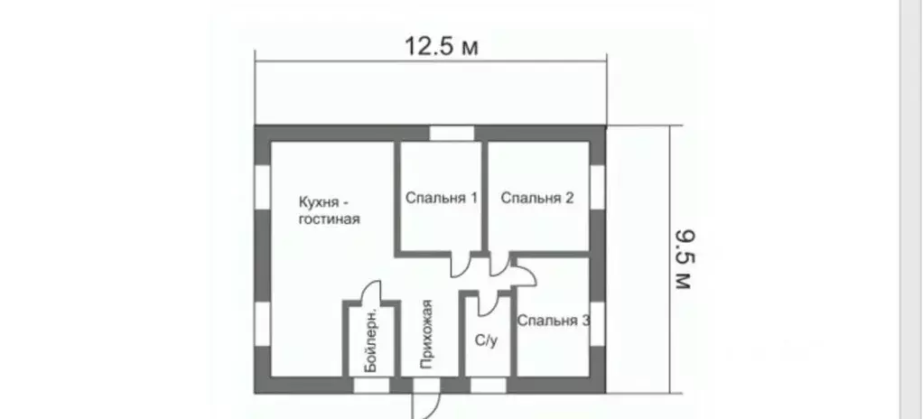 Дом в Башкортостан, Уфимский район, Дмитриевский сельсовет, д. ... - Фото 2