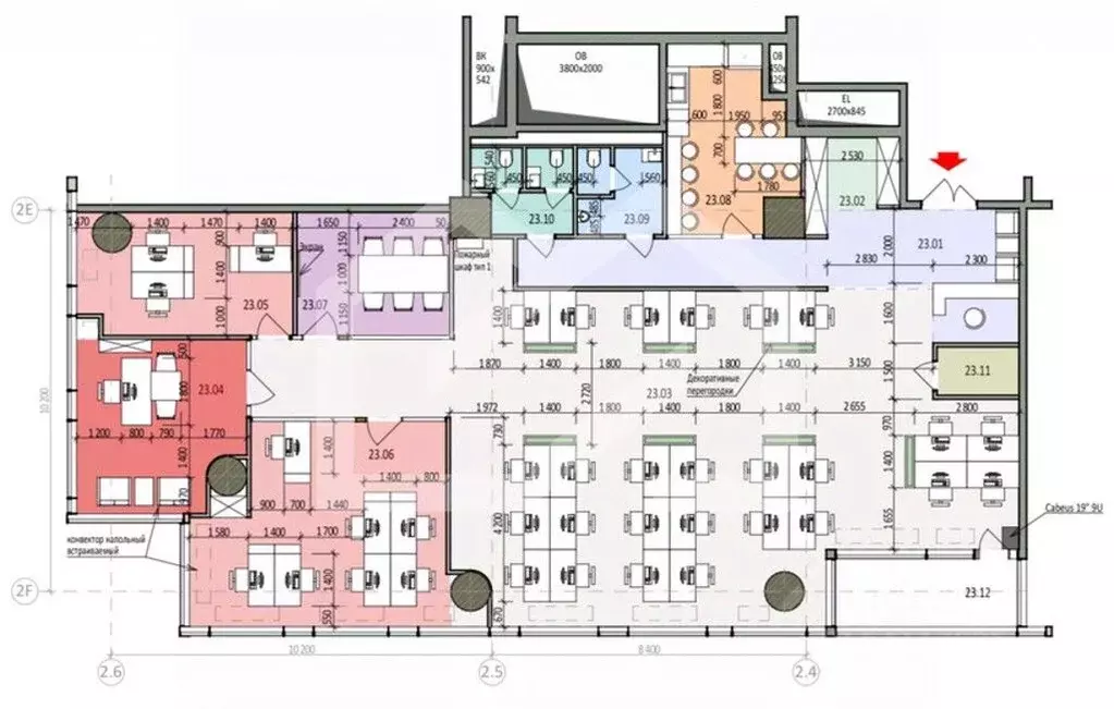 Помещение свободного назначения в Москва Шмитовский проезд, 37с2 (297 ... - Фото 2