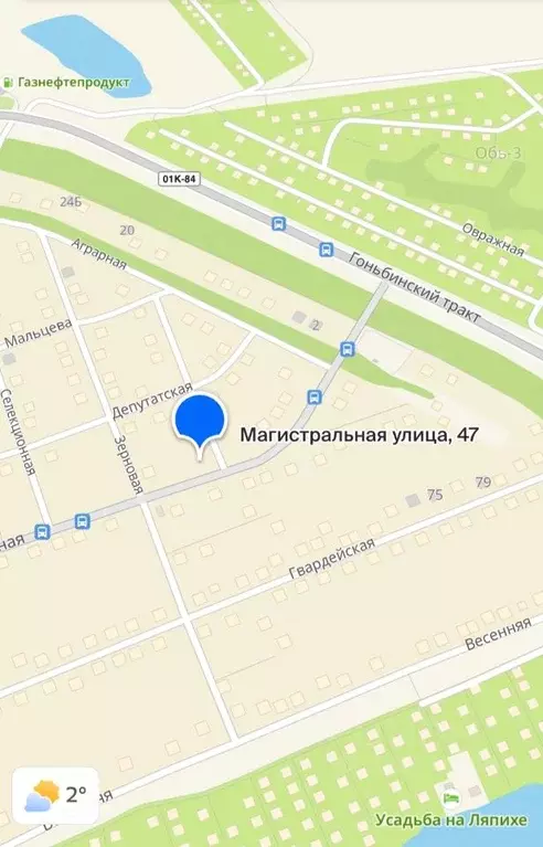 Участок в Алтайский край, Барнаул городской округ, пос. Научный ... - Фото 2