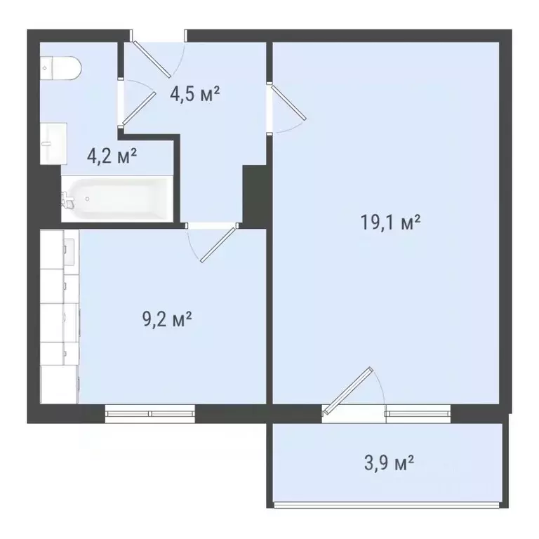 1-к кв. Омская область, Омск просп. Королева, 7 (37.0 м) - Фото 0