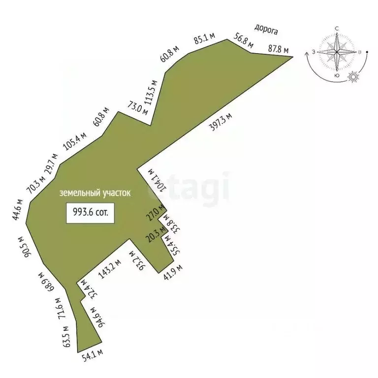 Участок в Владимирская область, Муром с. Борисово, ул. Новая, 29 ... - Фото 1