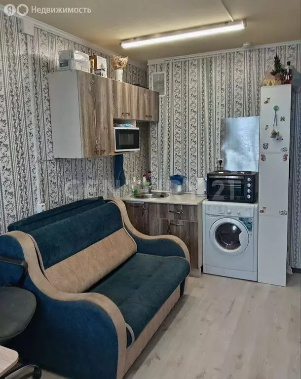 Квартира-студия: Новоалтайск, Октябрьская улица, 18В (20 м) - Фото 1