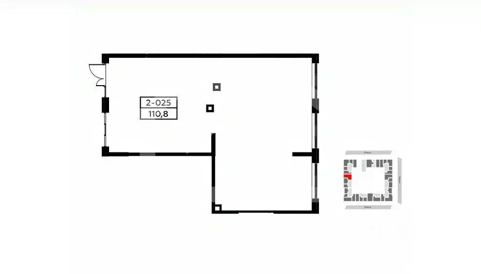 Помещение свободного назначения в Москва Родные кварталы жилой ... - Фото 2