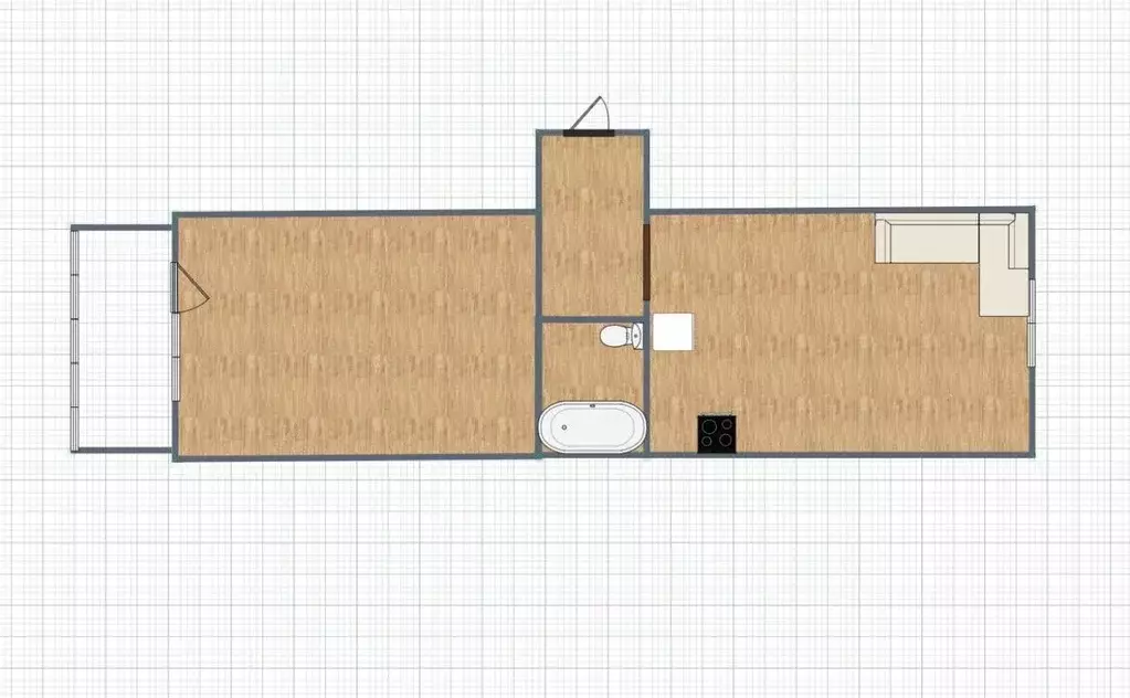 2-к кв. Вологодская область, Череповец Октябрьский просп., 78А (51.15 ... - Фото 2
