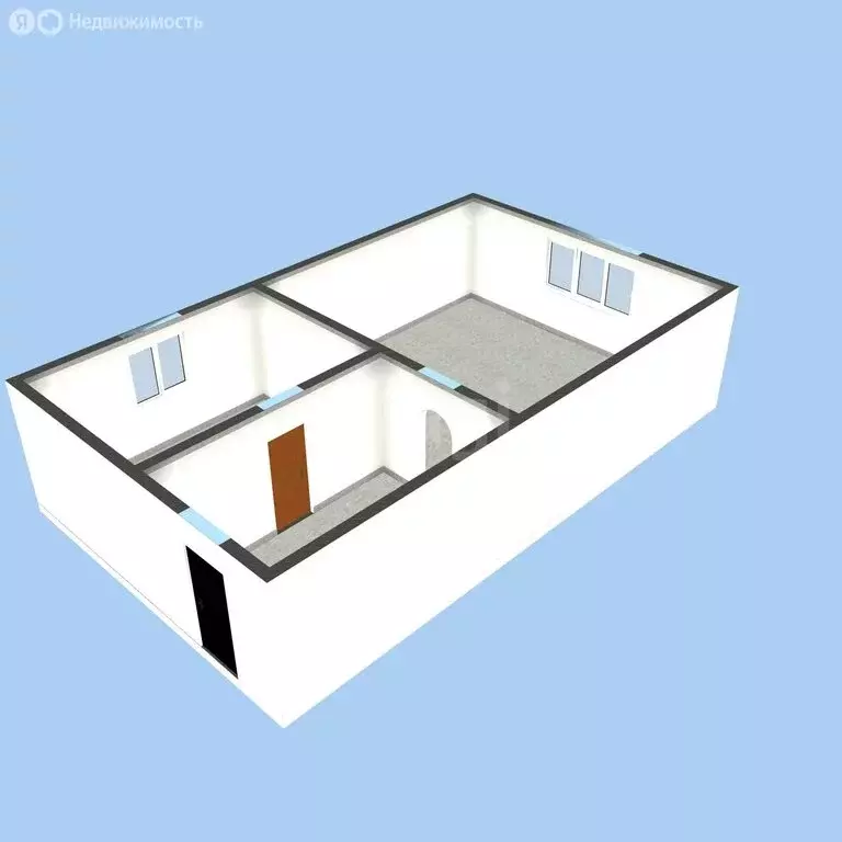 1к в -комнатной квартире (16.4 м) - Фото 2