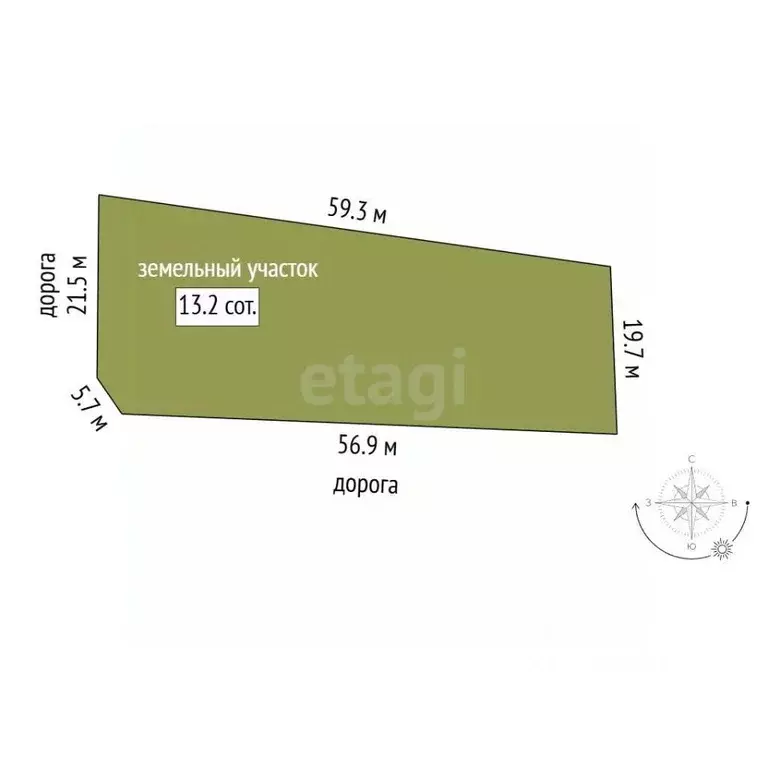 Участок в Марий Эл, Медведевский район, Сенькинское с/пос, д. Сенькино ... - Фото 1