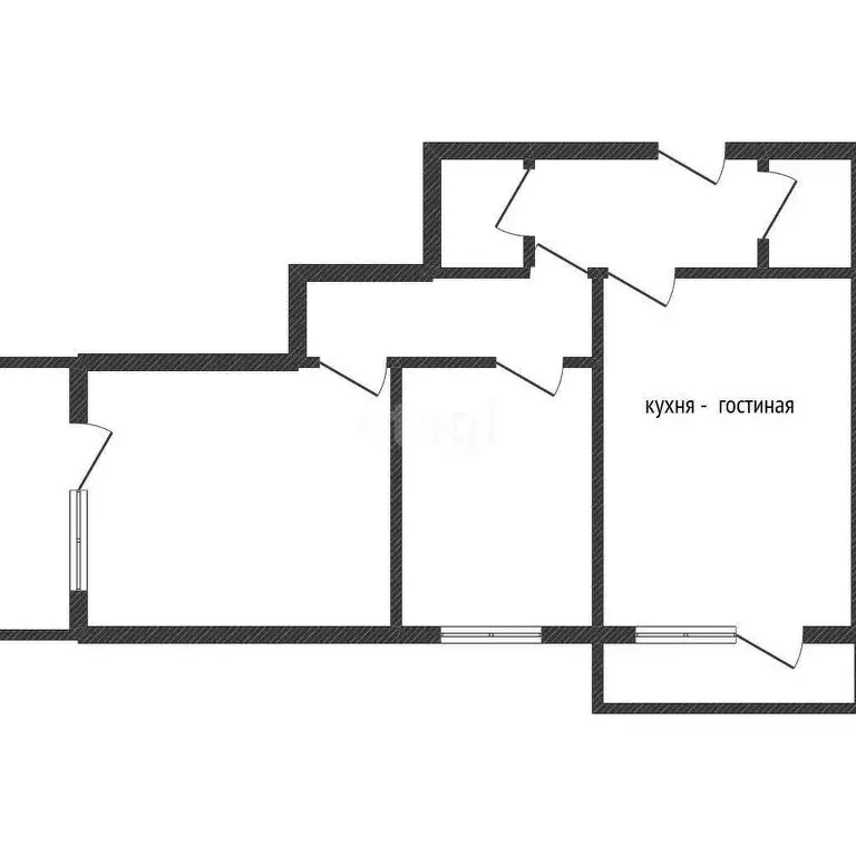 2-комнатная квартира: Краснодар, Домбайская улица, 55к2 (61.3 м) - Фото 0