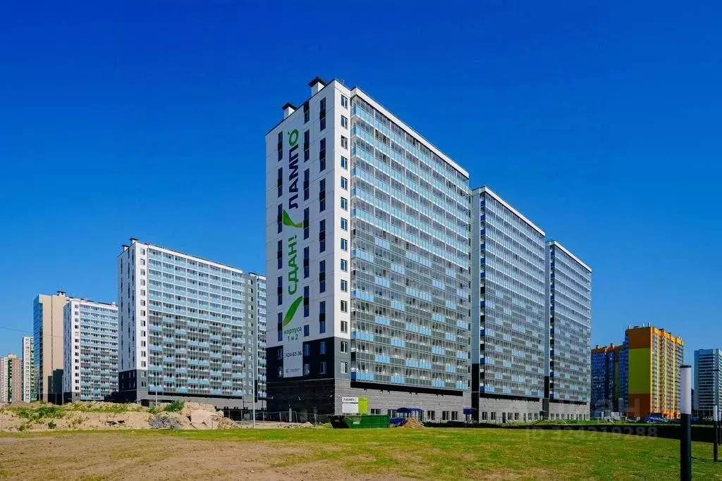 Студия Ленинградская область, Мурино Всеволожский район, ул. Графская, ... - Фото 2