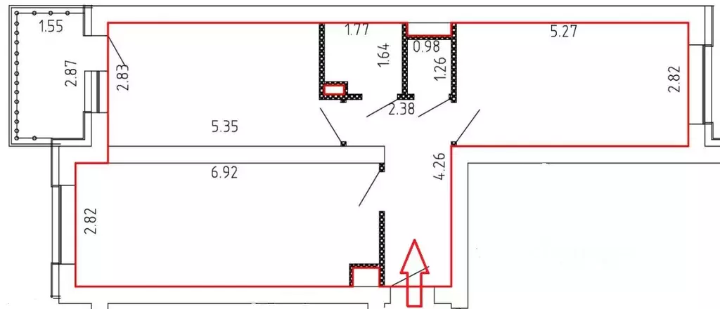 2-к кв. Московская область, Пушкинский городской округ, с. Тарасовка, ... - Фото 1