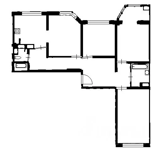 3-к кв. Воронежская область, Воронеж ул. Богдана Хмельницкого, 25 ... - Фото 2