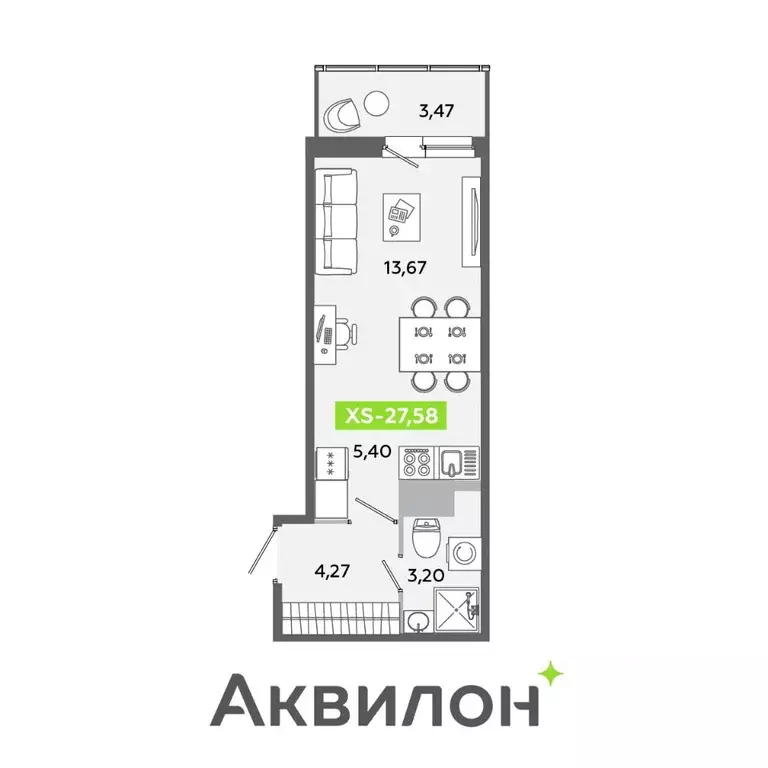 Студия Ленинградская область, Всеволожский район, Заневское городское ... - Фото 0