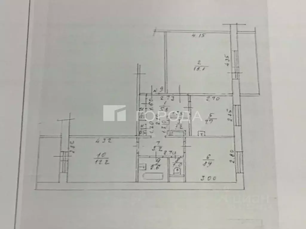 3-к кв. Алтайский край, Барнаул проезд 5-й Кооперативный, 10А (62.0 м) - Фото 1