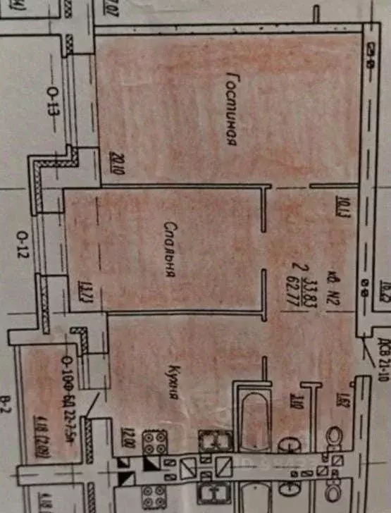 2-к кв. Татарстан, Зеленодольск ул. Гоголя, 62 (65.0 м) - Фото 1