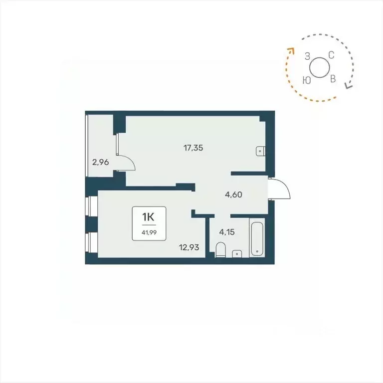 1-к кв. Новосибирская область, Новосибирск Расцветай на Авиастроителей ... - Фото 0
