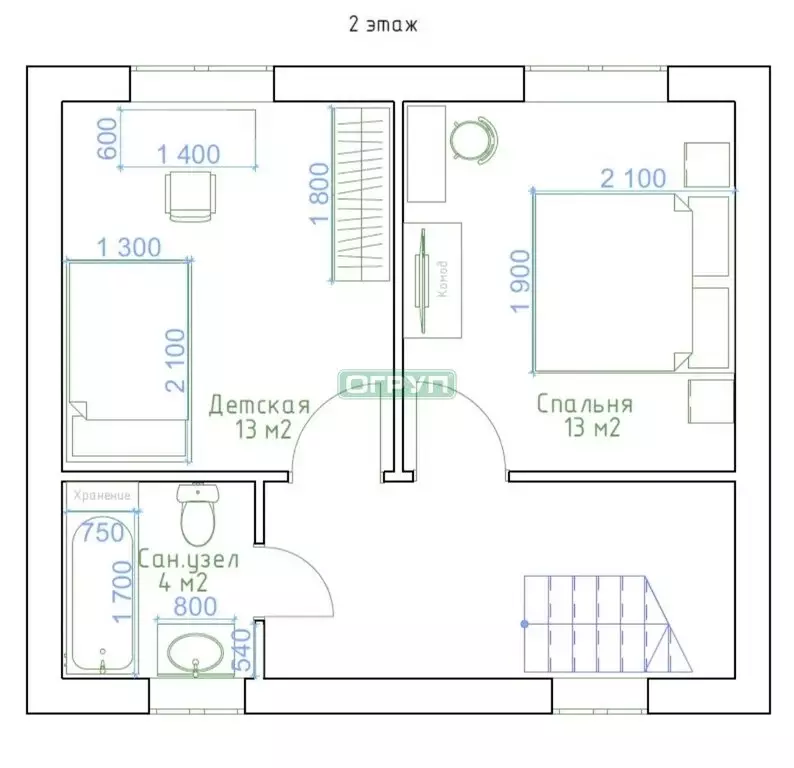 Дом в Бессоновка, Кленовая улица, 28 (84 м) - Фото 1