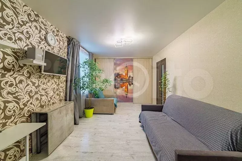 1-к. квартира, 45 м, 5/10 эт. - Фото 1