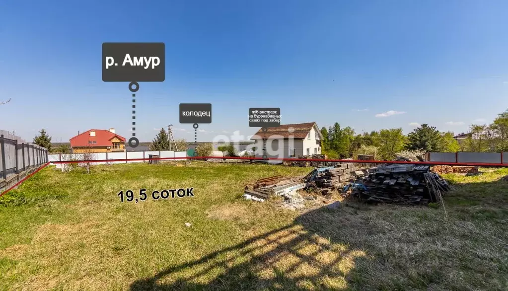 Дом в Хабаровский край, Хабаровский район, с. Корсаково-1 Союзная ул., ... - Фото 2