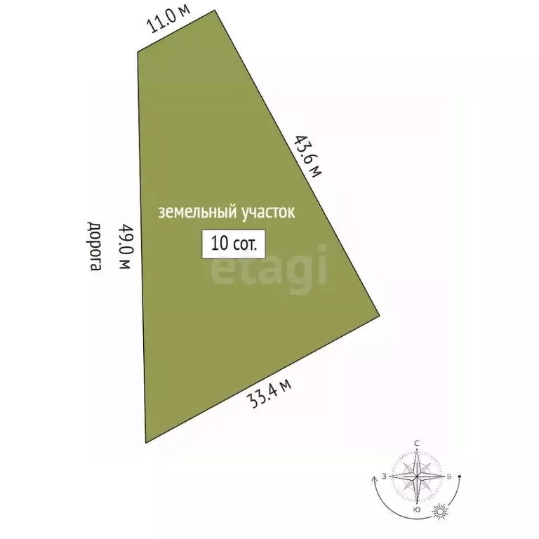 Участок в Московская область, Коломна ул. Подлипки (10.0 сот.) - Фото 2