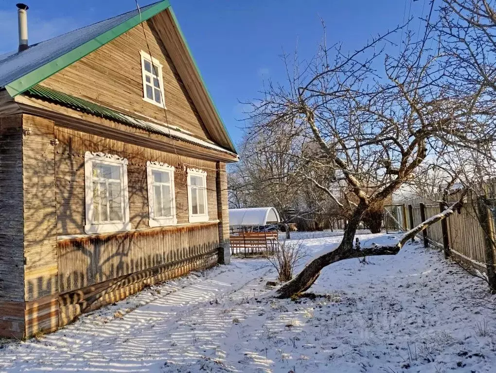 Дом в Новгородская область, Окуловский район, Боровенковское с/пос, ... - Фото 1