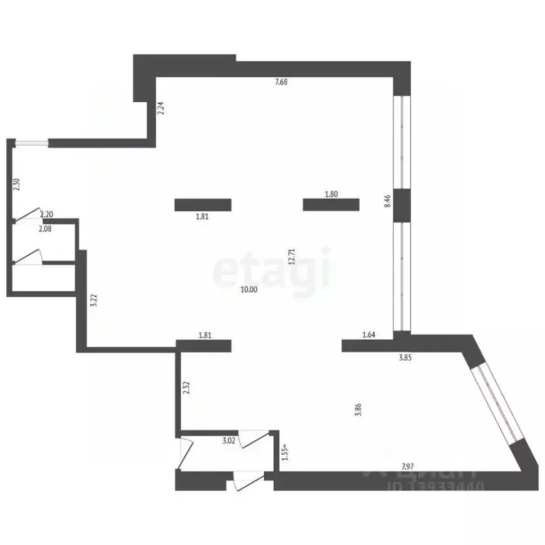 Помещение свободного назначения в Тюменская область, Тюмень ул. ... - Фото 2