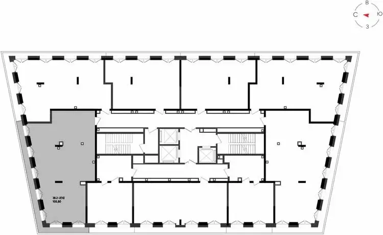 3-комнатная квартира: Казань, ЖК Яналиф (105.8 м) - Фото 1