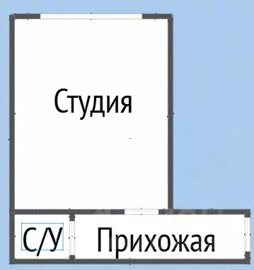 Студия Дагестан, Махачкала ул. Хаджи Булача, 23Ак2 (32.5 м) - Фото 2