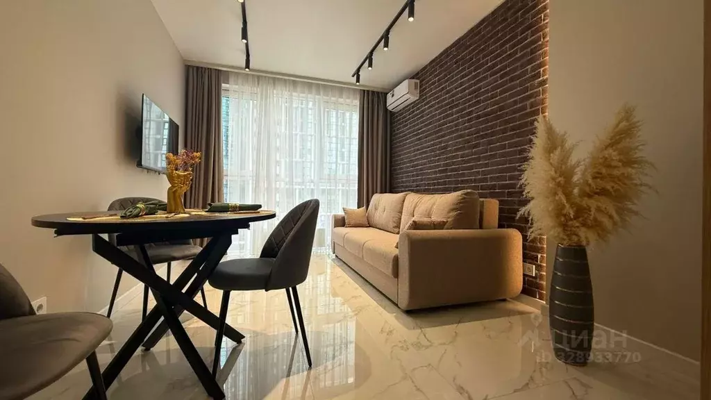 1-к кв. Краснодарский край, Сочи Бытха мкр, ул. Ясногорская, 16/6к6 ... - Фото 1