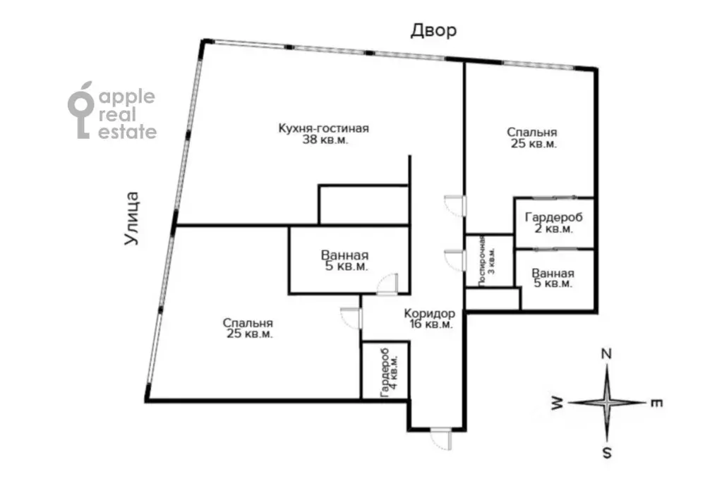 3-к кв. Москва Мытная ул., 40к2 (112.0 м) - Фото 2