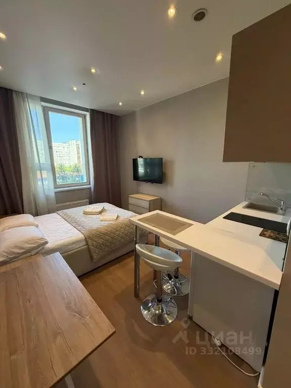 Студия Москва ул. Бутлерова, 7Б (27.0 м) - Фото 1