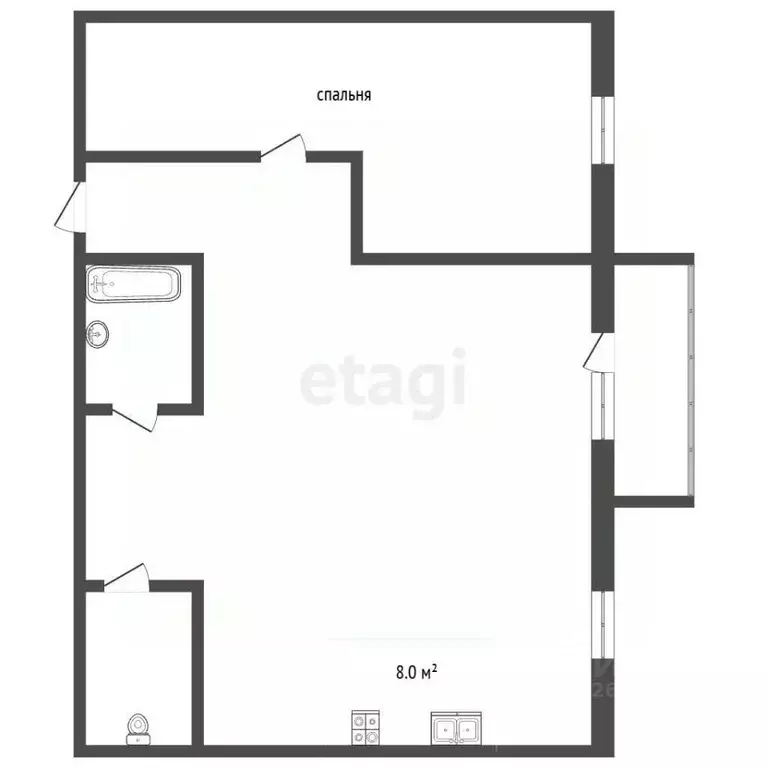 2-к кв. Москва проезд Березовой Рощи, 12 (78.5 м) - Фото 2
