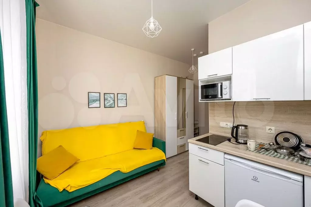 Апартаменты-студия, 13,5 м, 2/5 эт. - Фото 0