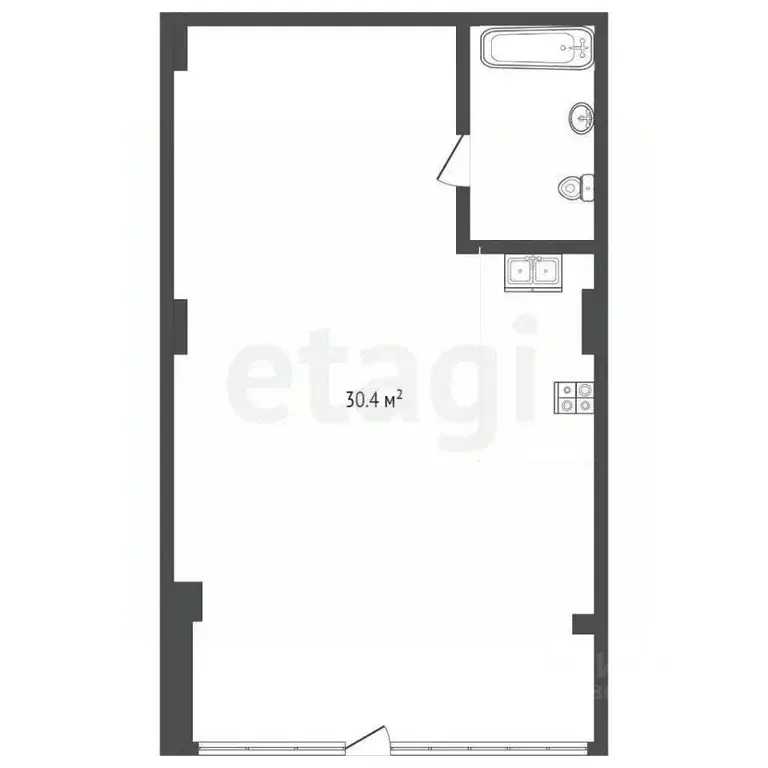 Студия Крым, Сакский район, Лесновское с/пос, с. Прибрежное ул. ... - Фото 2