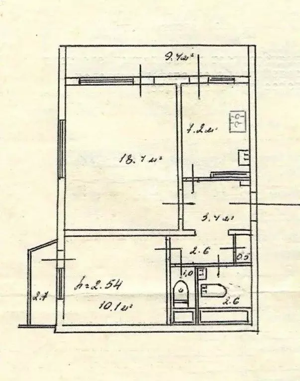 2-к кв. Севастополь ул. Адмирала Юмашева, 8 (54.9 м) - Фото 2